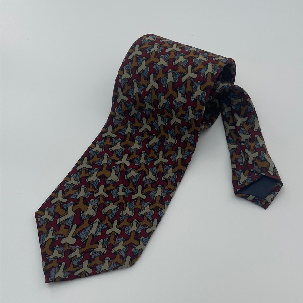 Magic Eye Stylish Multicolor Patterned Men's Tie
